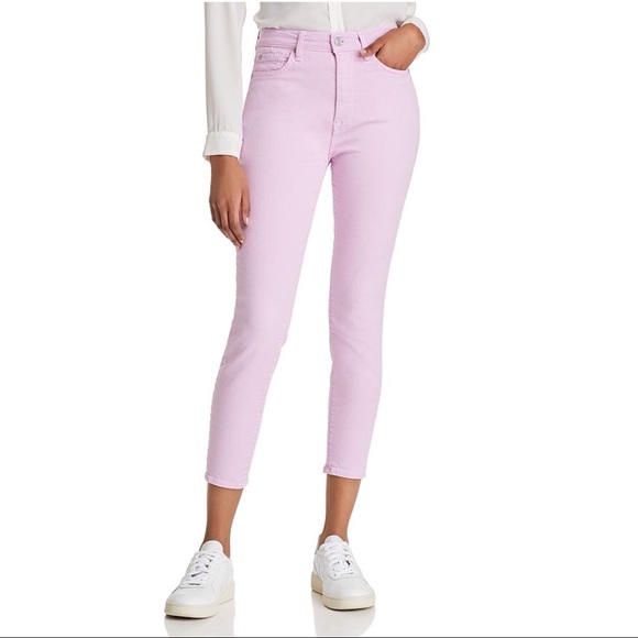 high waist ankle skinny
